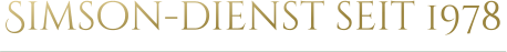 Simson-dienst seit 1978